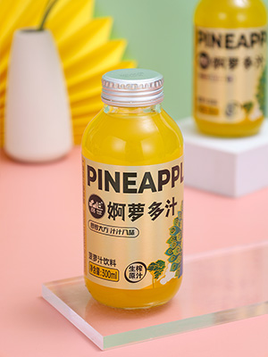 300ml 小胖瓶、豆奶瓶菠萝汁